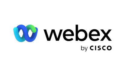 Logo for Webex by Cisco