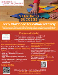 Early childhood education pathway